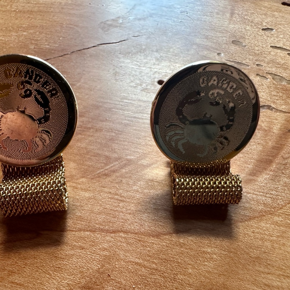 Cancer cufflinks - Picture 2 of 2